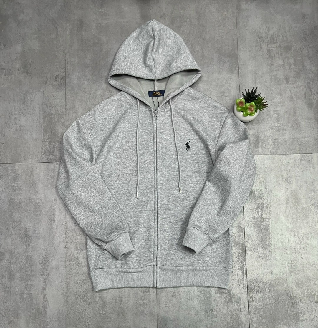 зип худи polo ralph lauren,polo zip hoodie ralph lauren серая,толстовки кофта,ralph lauren grey zip up hoodie,мужская толстовка