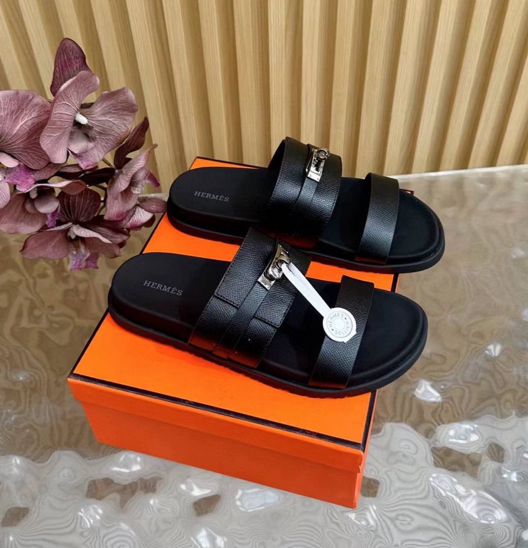 шлепанцы hermes,шлепки эрмес,тапочки хермес мужские,шлепанцы хермес,кожаные шлепанцы