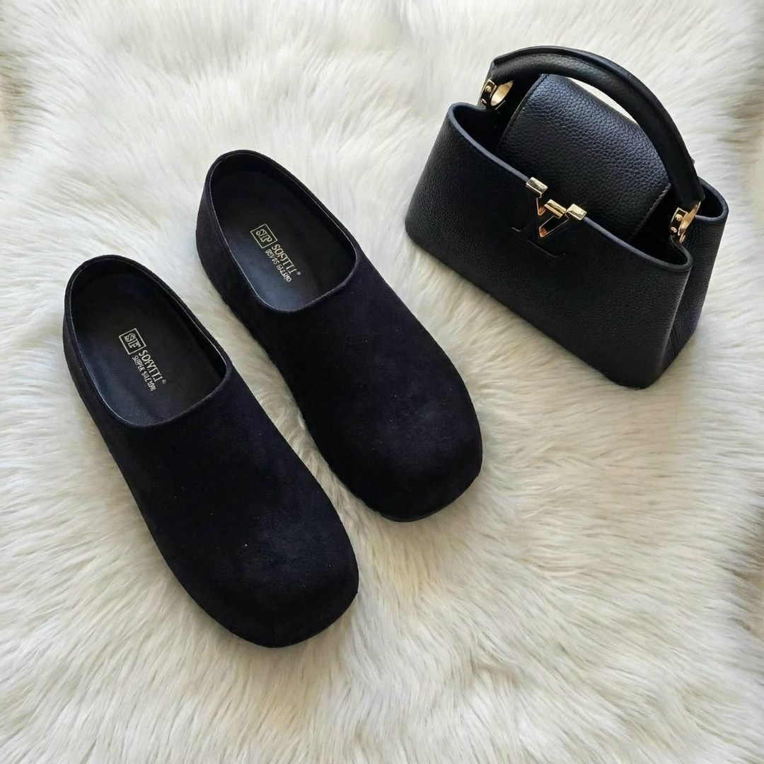 шлепанцы замшевые,,мюли замшевые,модные шлепанцы,модные тапочки