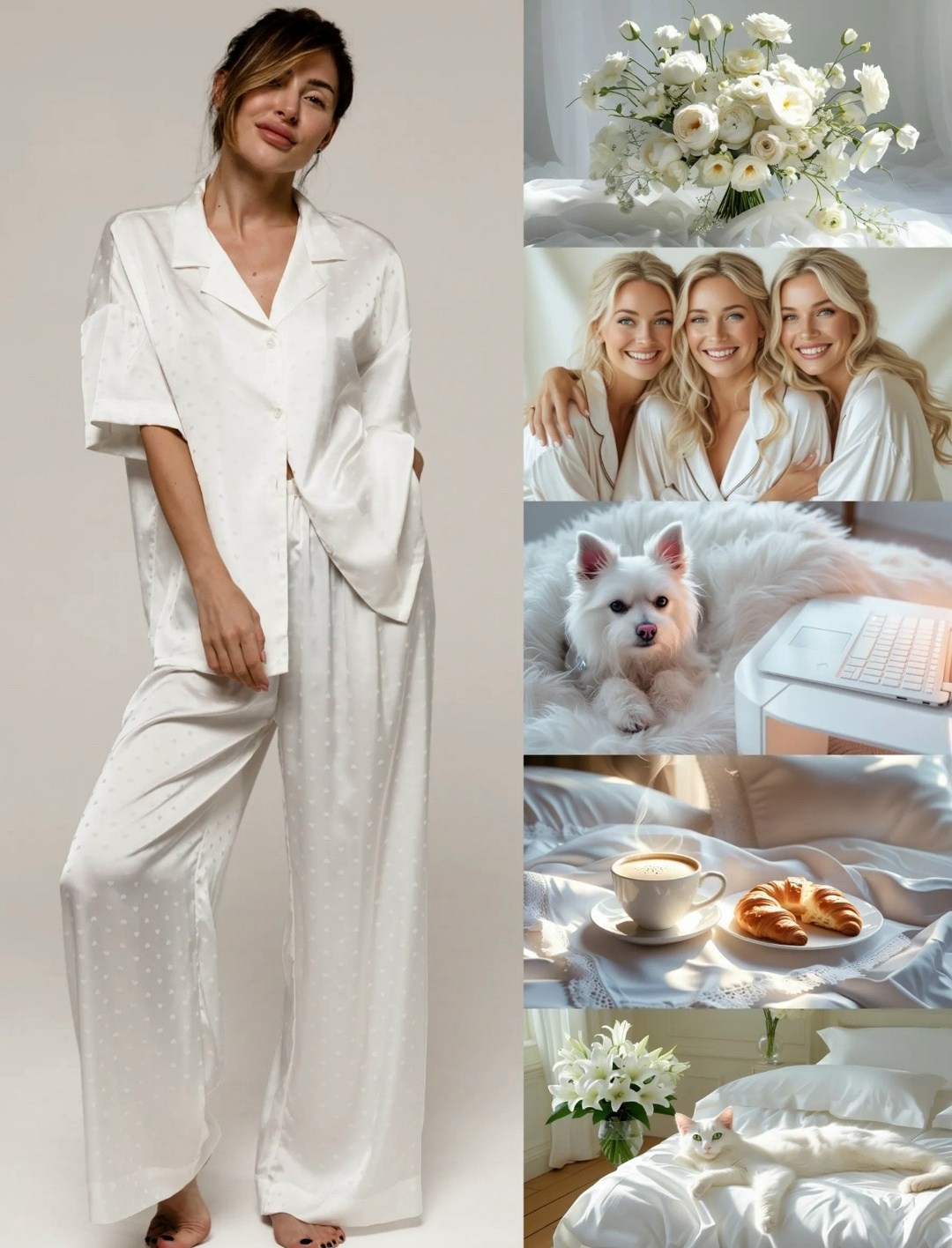 пижама с широкими штанами,пижама с широкими брюками,пижама для женщин с,костюм пижамный кимоно focoso,пижама с брюками палаццо