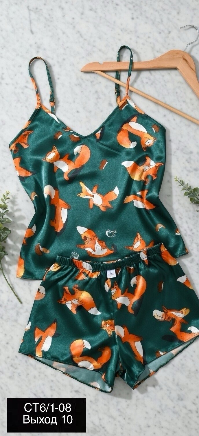 пижама женская атласная с принтом звезд,комплект пижама,шелковая пижама,пижама женская,женские пижамы из полиэстера с принтом звезд