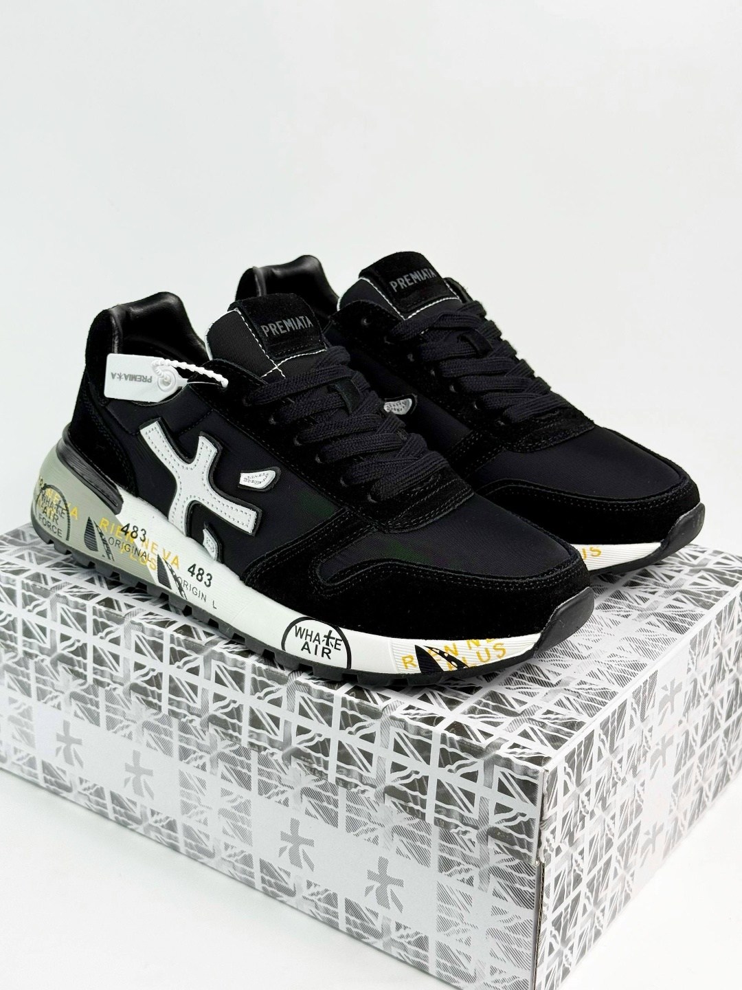 мужские кроссовки premiata,кроссовки premiata,кроссовки premiata mick цвет черный,кроссовки премиата,кроссовки premiatа