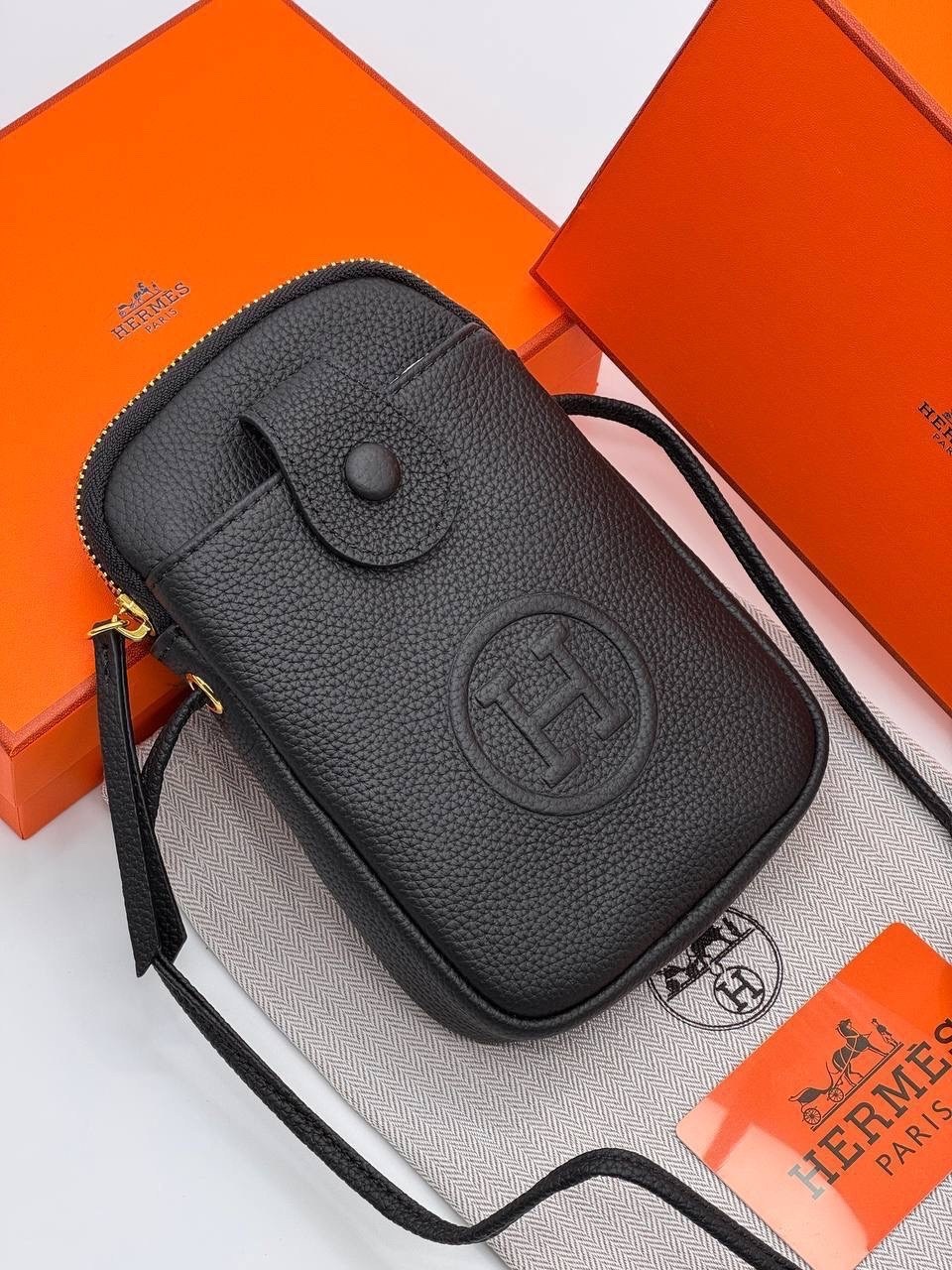 женская сумочка для телефона в стиле hermes кожа натуральная,женская сумочка для телефона в стиле hermes,hermes сумка для телефона кошелек,сумка под телефон hermes натуральная кожа чёрная,сумка для те