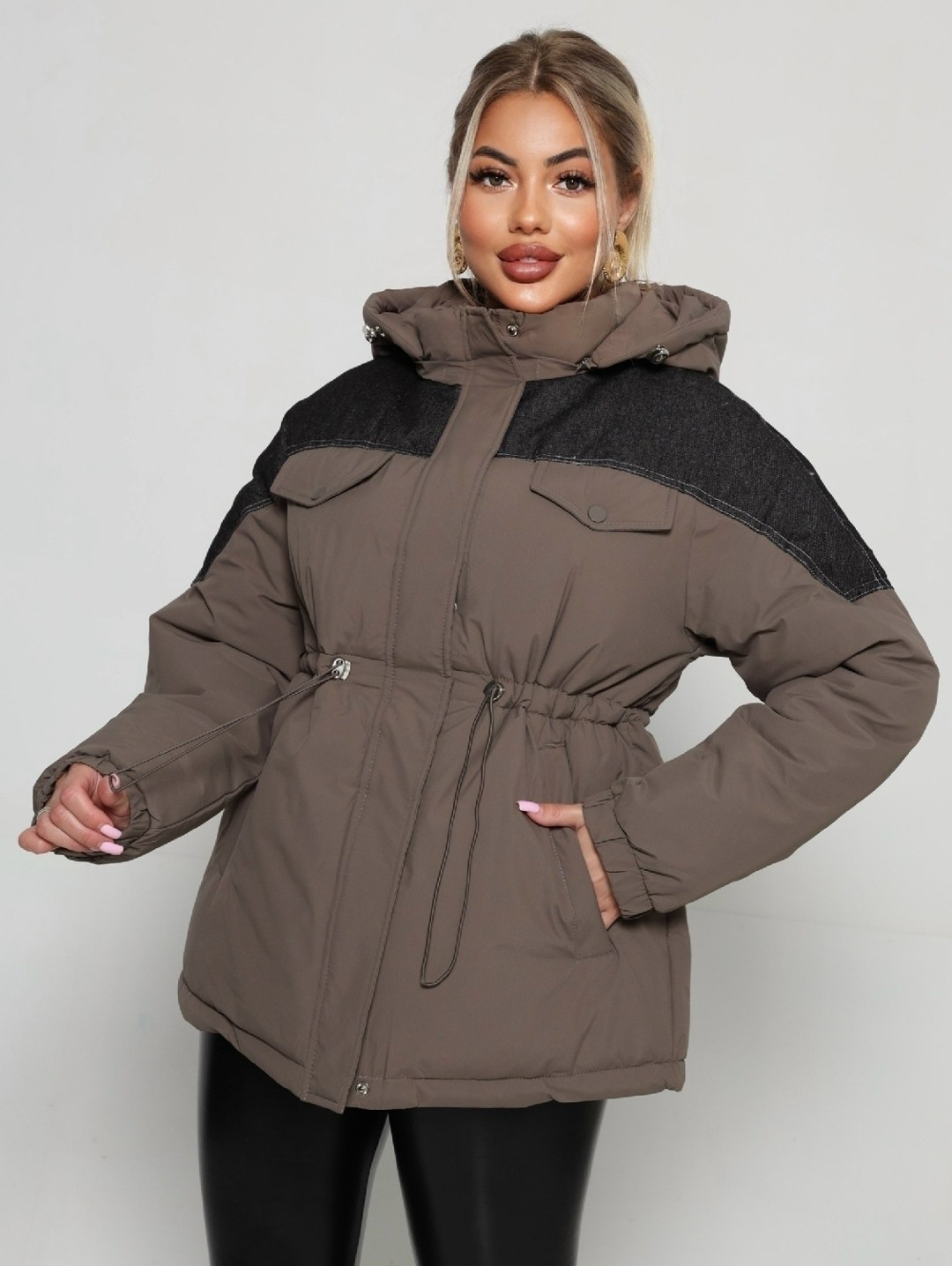 синтепоновые модные демисезонные куртки оверсайз,куртка стильная,демисезонная куртка,женская демисезонная куртка,куртка женская