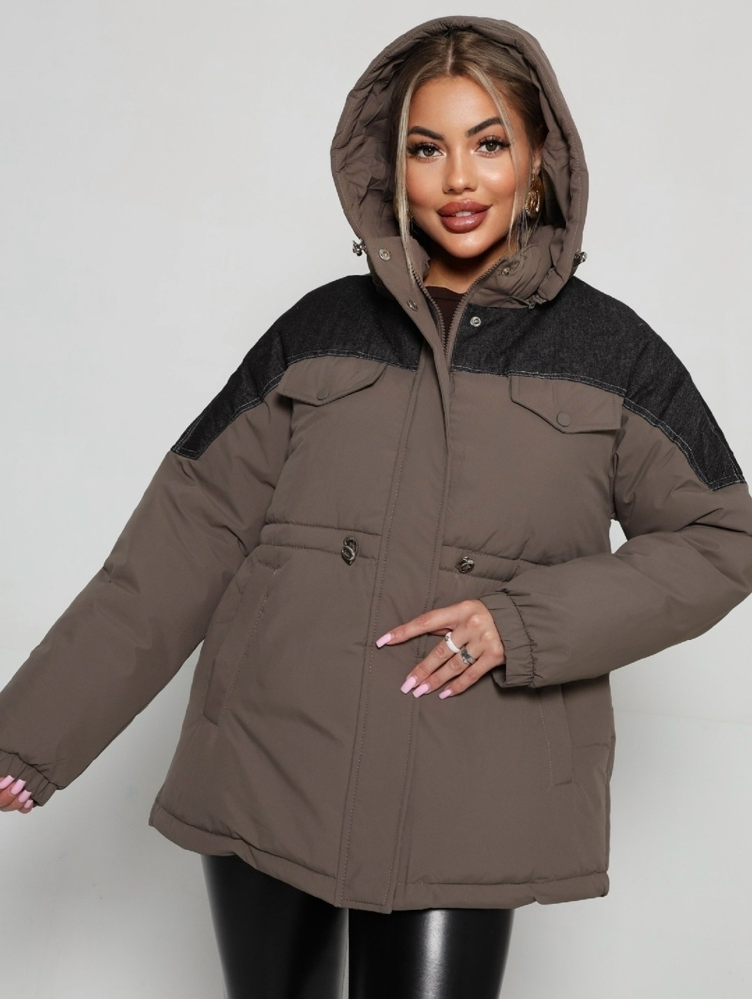 синтепоновые модные демисезонные куртки оверсайз,куртка стильная,демисезонная куртка,женская демисезонная куртка,куртка женская