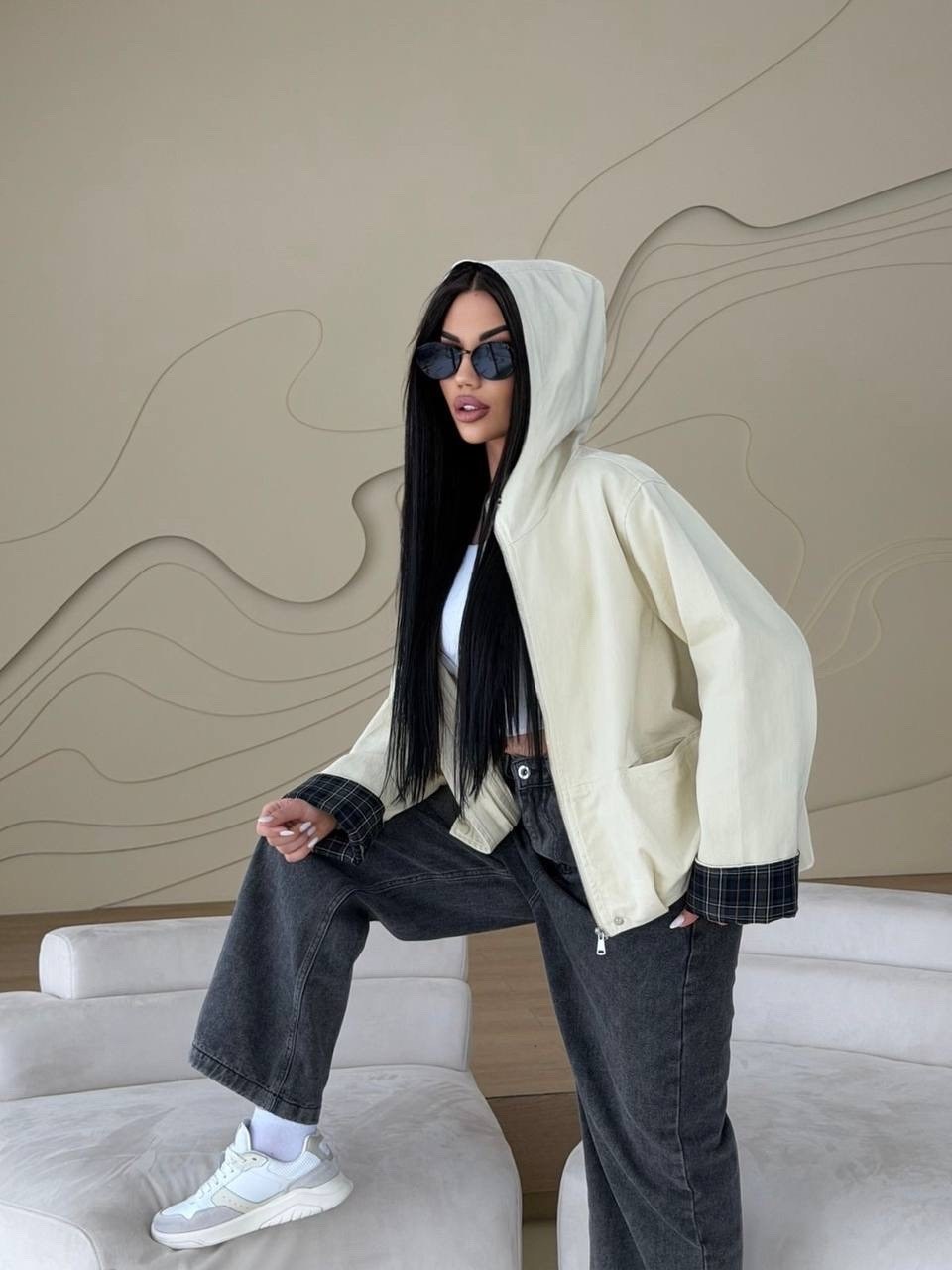 куртка стильная,куртка,женская куртка,куртка комбинированная,джинсовая куртка