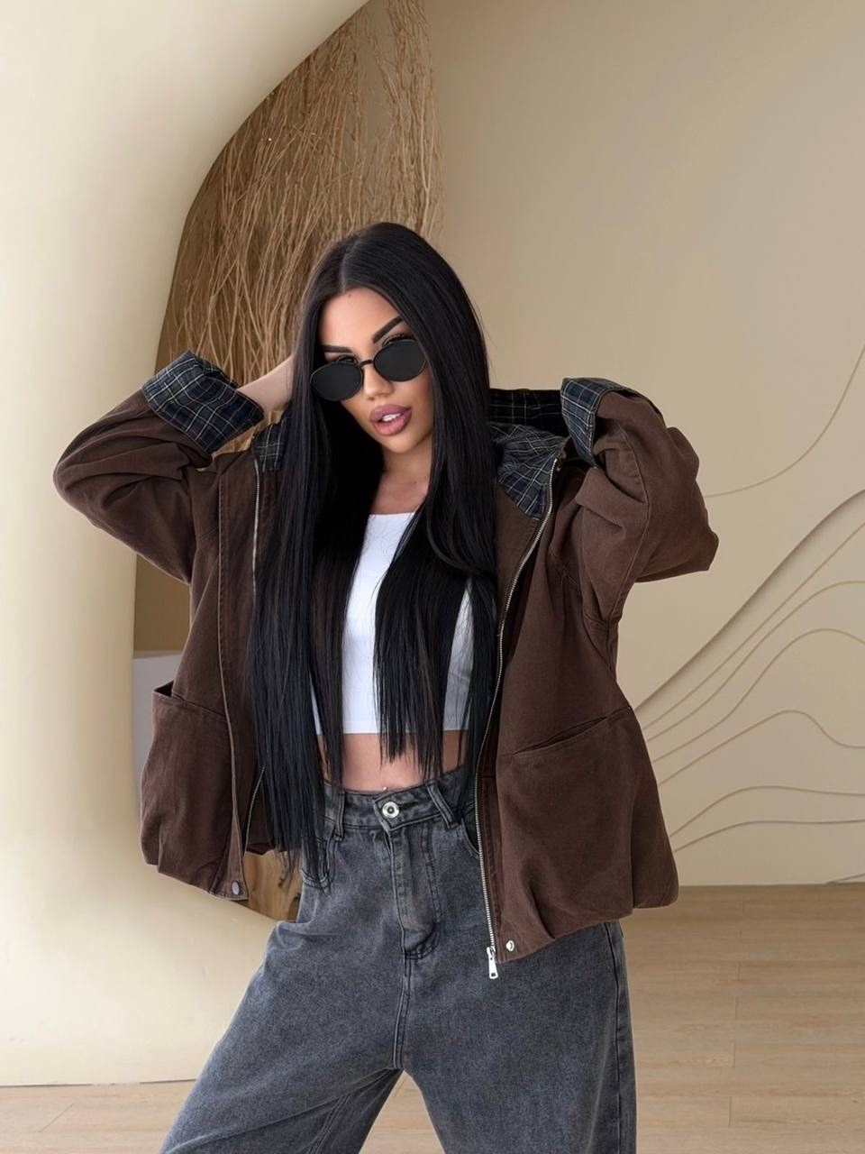 куртка стильная,куртка,женская куртка,куртка комбинированная,джинсовая куртка