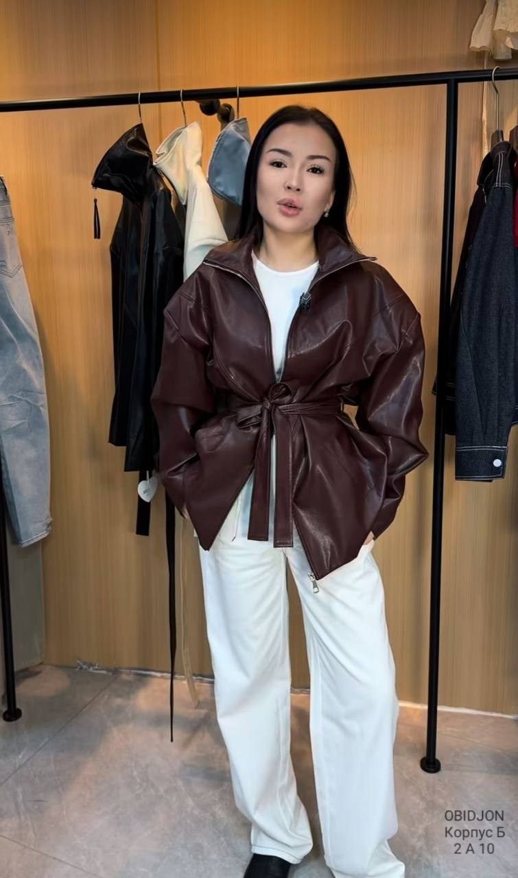 женская кожаная куртка,кожаная куртка,куртка демисезонная кожаная с поясом,куртка из экокожи,модная женская кожаная куртка из искусственной кожи
