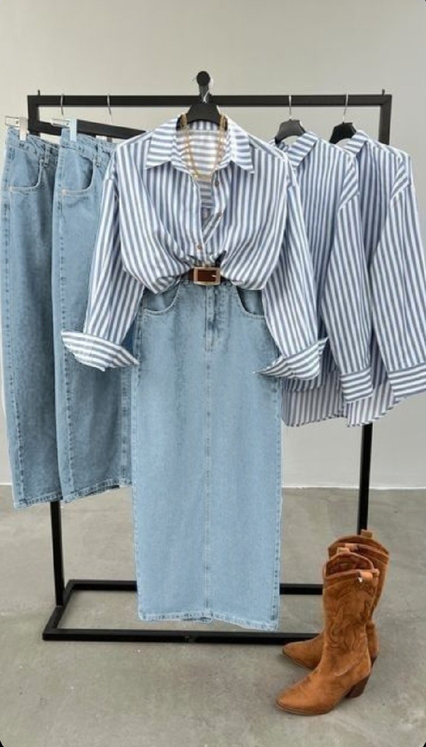 длинная джинсовая юбка,джинсовая юбка,джинсовая одежда,блузка стильная