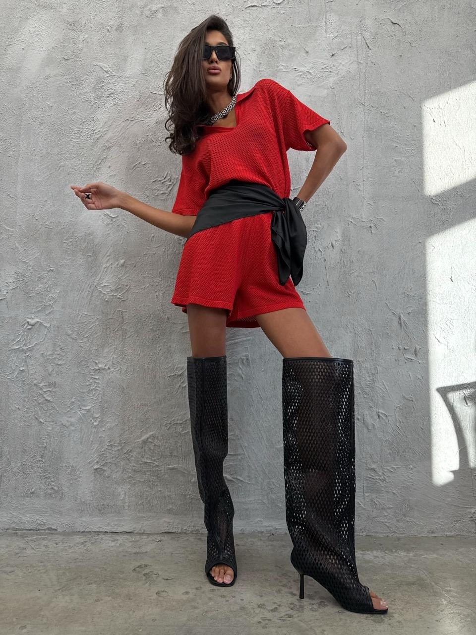 модные костюмы,трикотажный костюм с шортами,женский костюм с шортами,летние костюмы,женские костюмы