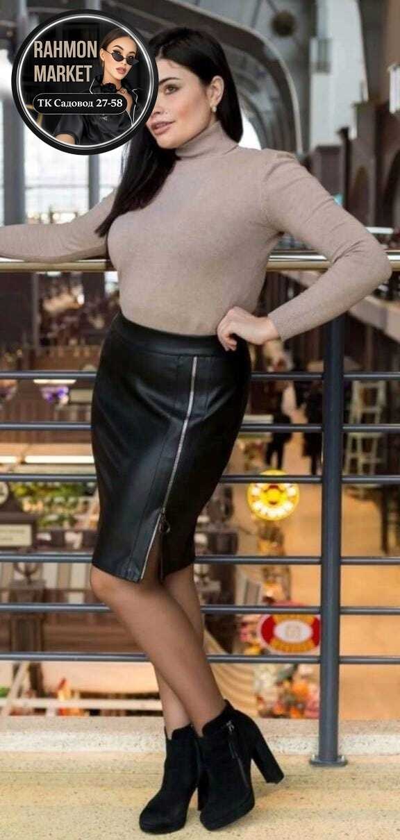 юбка эко кожа,кожаная юбка,юбка из экокожи,кожаные юбки 2026,юбка - эко кожа арт. 11374454