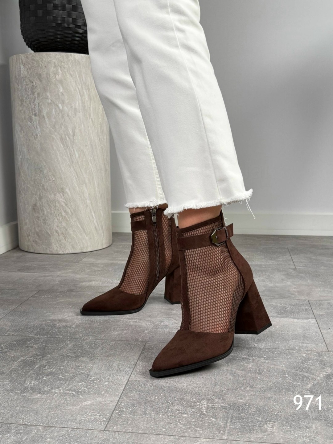 ботильоны в сеточку,ботильоны женские,,стильные ботильоны,женская