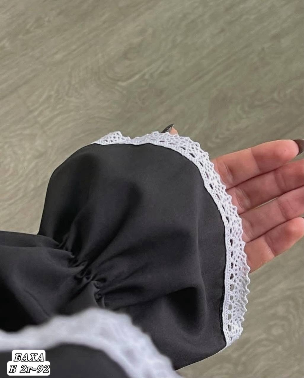 черное женское платье с оборками и расклешенными рукавами,короткое платье,платье,черное платье с рюшами,платье с рюшами женское