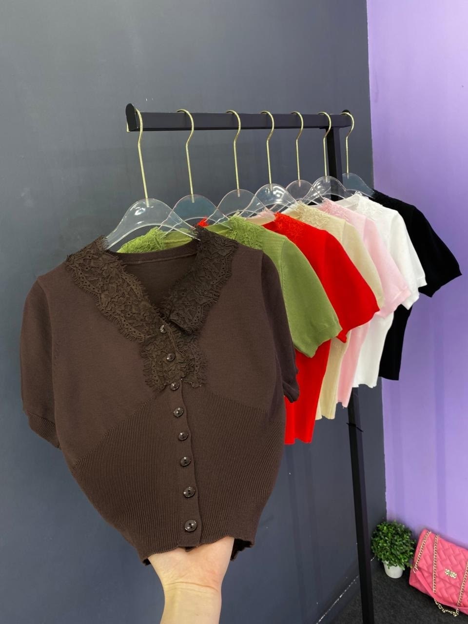 вязаные кардиганы,женская кофточка,кардиган с коротким рукавом,вязаные топы,кружевной кардиган