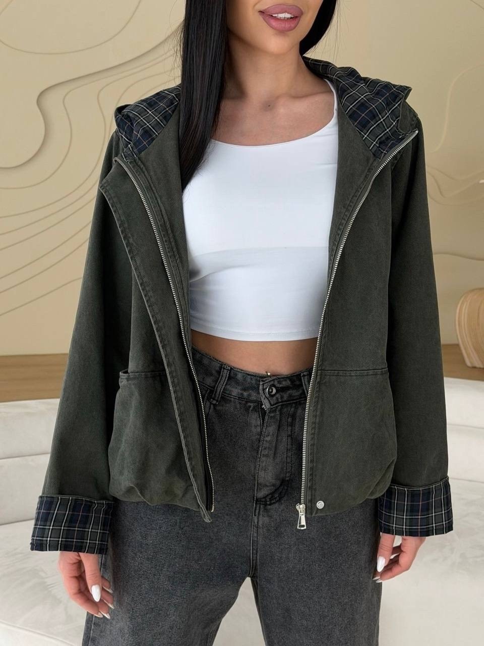 куртка стильная,куртка,женская куртка,куртка комбинированная,джинсовая куртка