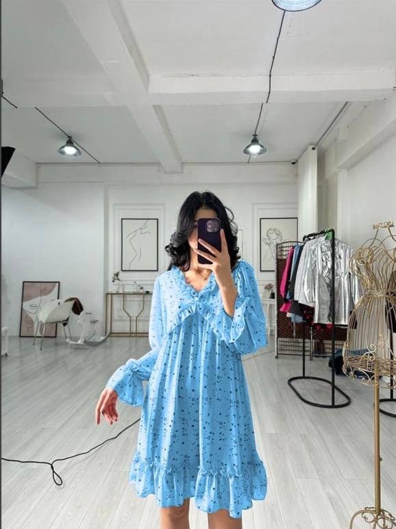 стильное платье из шифона,платье шифон,платье,платье стильное,женское платье летнее