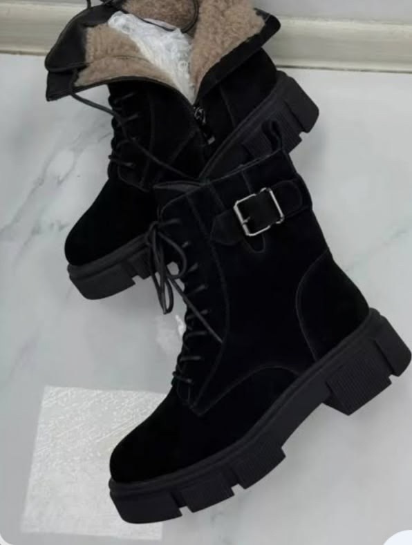 ботинки женские зимние,,женские ботинки,замшевые ботинки, женская зимняя