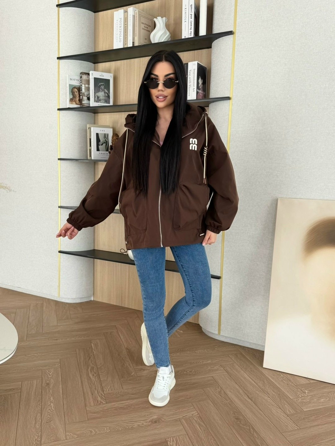 куртка женская,ветровка женская,бомбер утепленный с капюшоном оверсайз sondi,куртка бомбер,куртка женская демисезонная