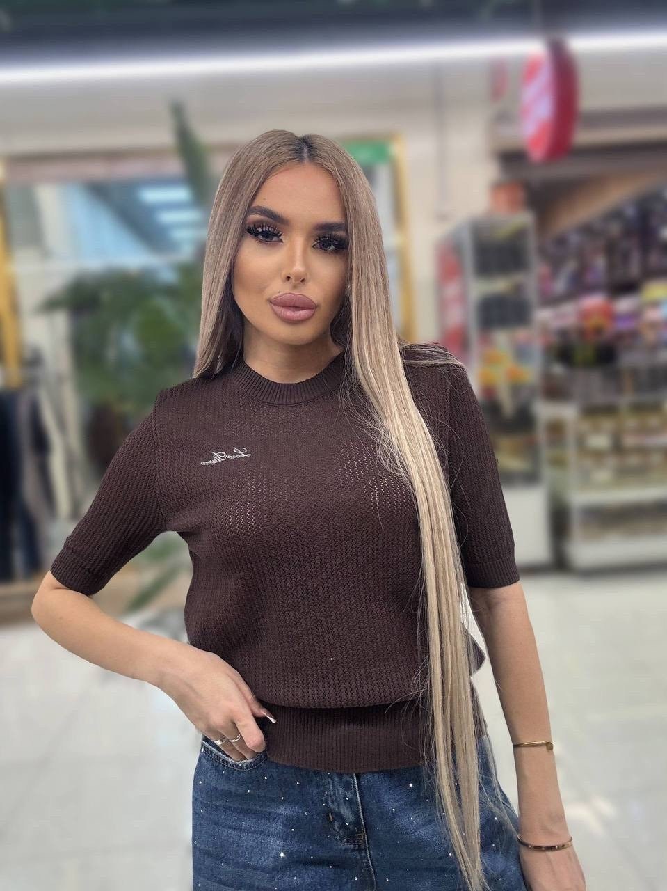 женская кофта,джемпер,базовая кофта,коричневый джемпер,женская кофточка