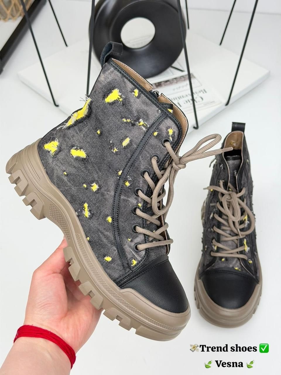 ,джинсовые кроссовки,повседневная ,джинсовые ботинки,женская