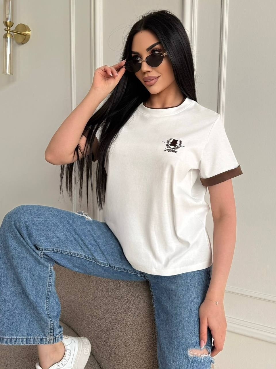 футболка женская,женская майка,женские джинсы широкие,белая футболка женская,футболка