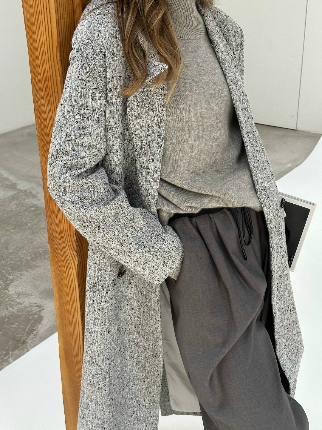 пальто серое,шерстяное пальто,пальто приталенное,пальто длинное,пальто