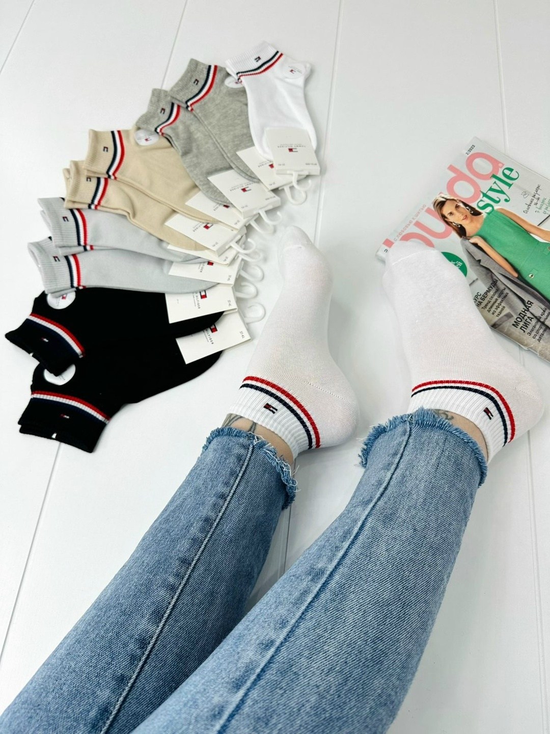 женские носки,брендовые носочки,брендовые носки,носки комплект,носки tommy hilfiger