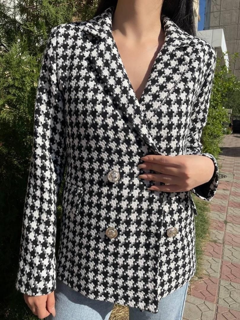 пиджак женский гусиная лапка,пиджак гусиная лапка,пиджак оверсайз блейзер жакет as&ta,пиджак оверсайз блейзер жакет as&ta 229113404,твидовый пиджак