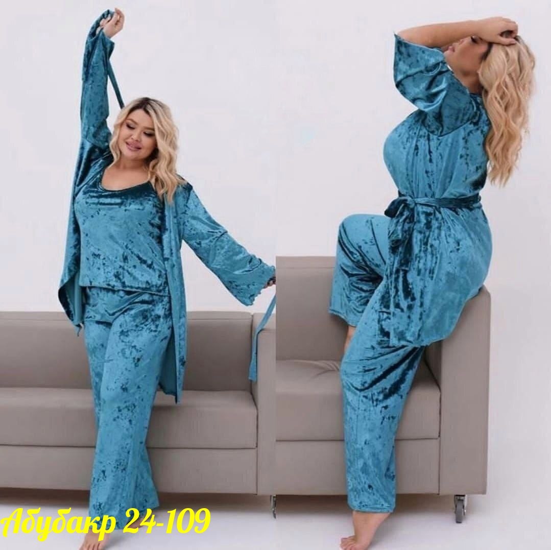 пижама тройка велюр,комплект пижама,комплект пижамный тройка велюр,велюровый комплект,пижама велюр
