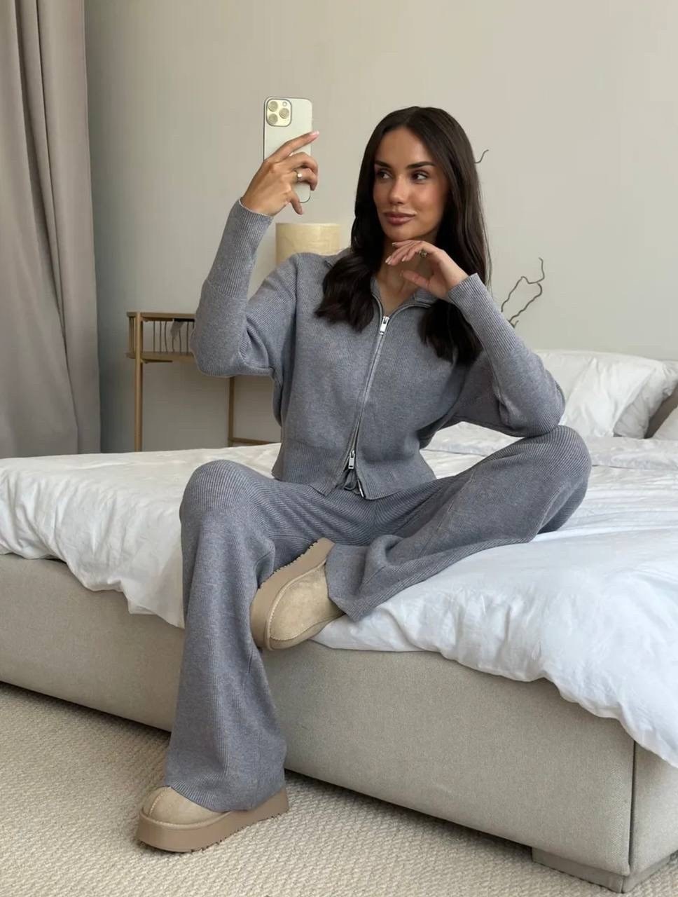 теплый костюм для женщин,трикотажный костюм,вязаные костюмы,трикотажный костюм оверсайз,женский трикотажный костюм