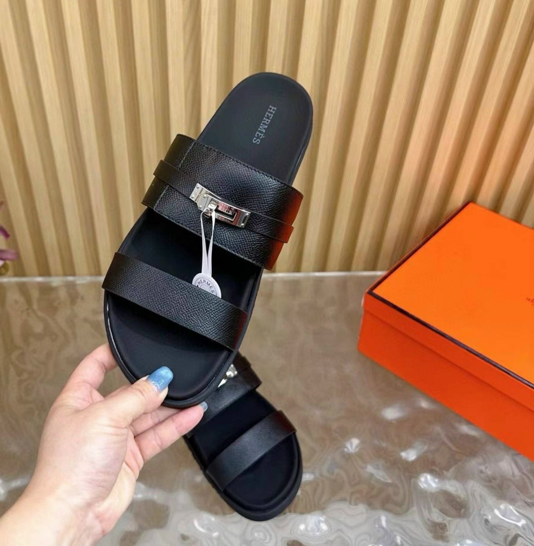 шлепанцы hermes,шлепки эрмес,тапочки хермес мужские,шлепанцы хермес,кожаные шлепанцы