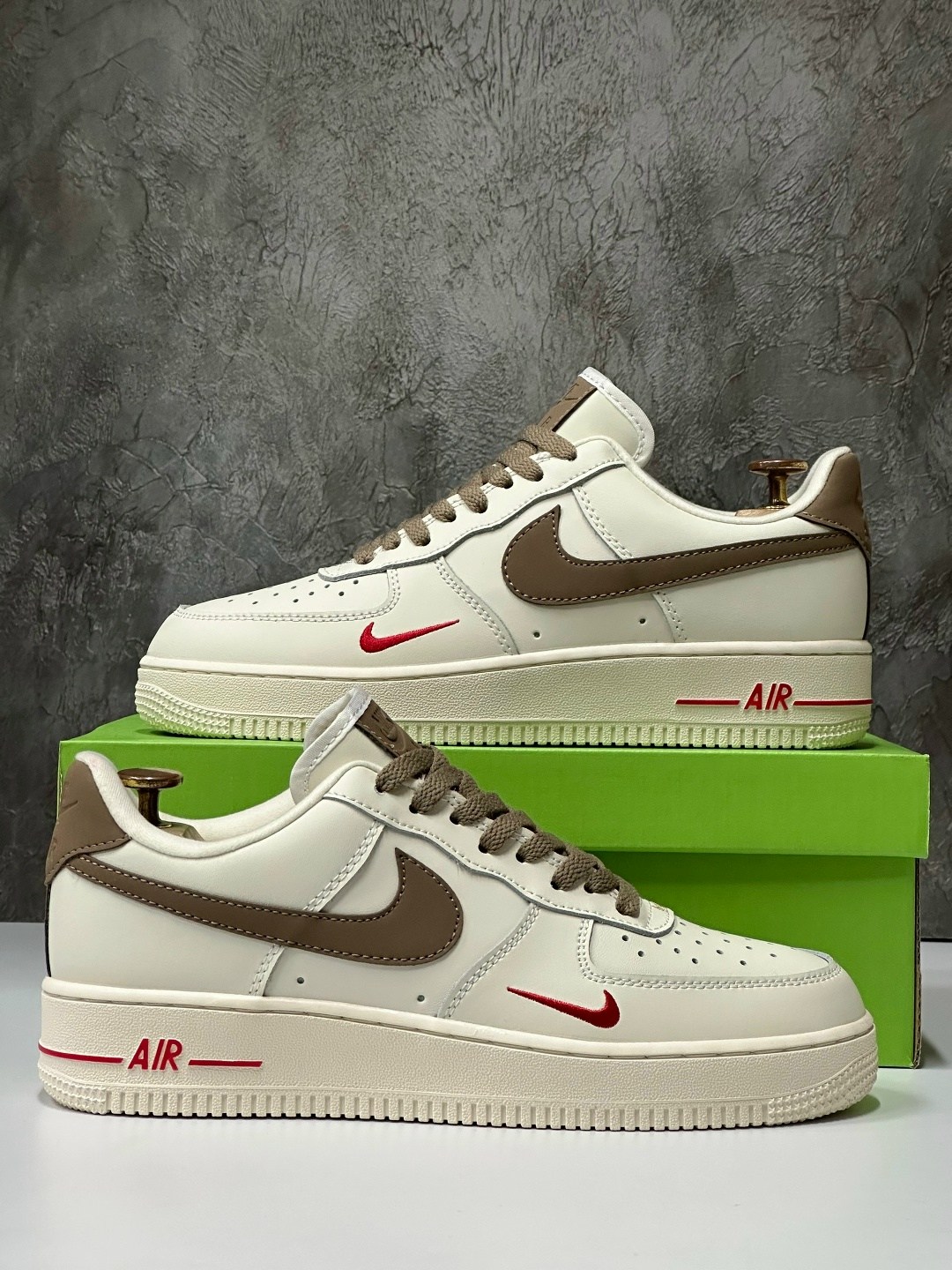 кроссовки nike air force 1,nike air force 1 low premium white brown,кроссовки nike air force,nike air force 1,кроссовки