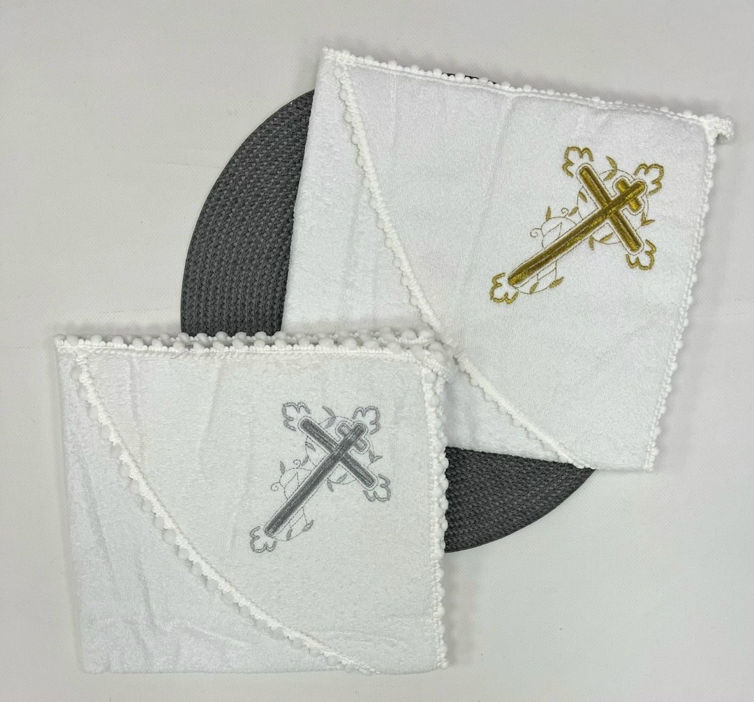 полотенце для крещения,крестильное полотенце,полотенце махровое крестильное,полотенце крестильное хб, х см,полотенце крестильное с вышивкой