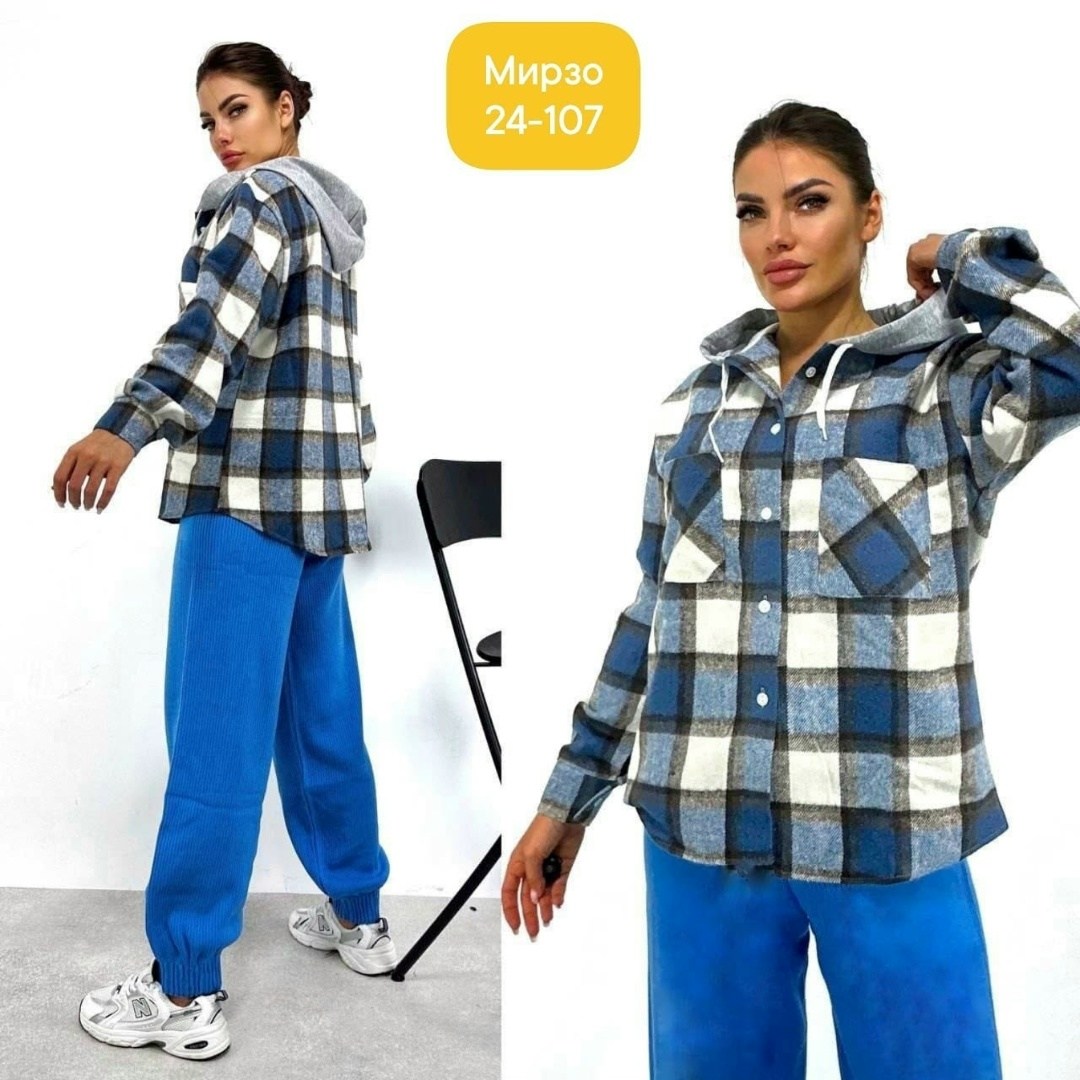 рубашка теплая в клетку оверсайз,костюм женский,костюм двойка на флисе,костюм женский двойка,теплый костюм