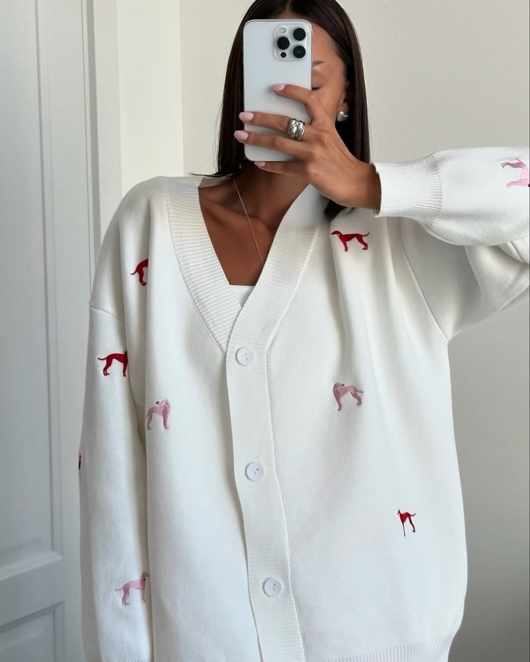 кардиган женский оверсайз с трендовой вышивкой,женский кардиган,кардиган,кардиган оверсайз с трендовой вышивкой,кофта кардиган