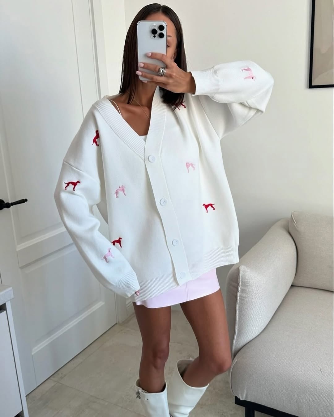 кардиган женский оверсайз с трендовой вышивкой,женский кардиган,кардиган,кардиган оверсайз с трендовой вышивкой,кофта кардиган