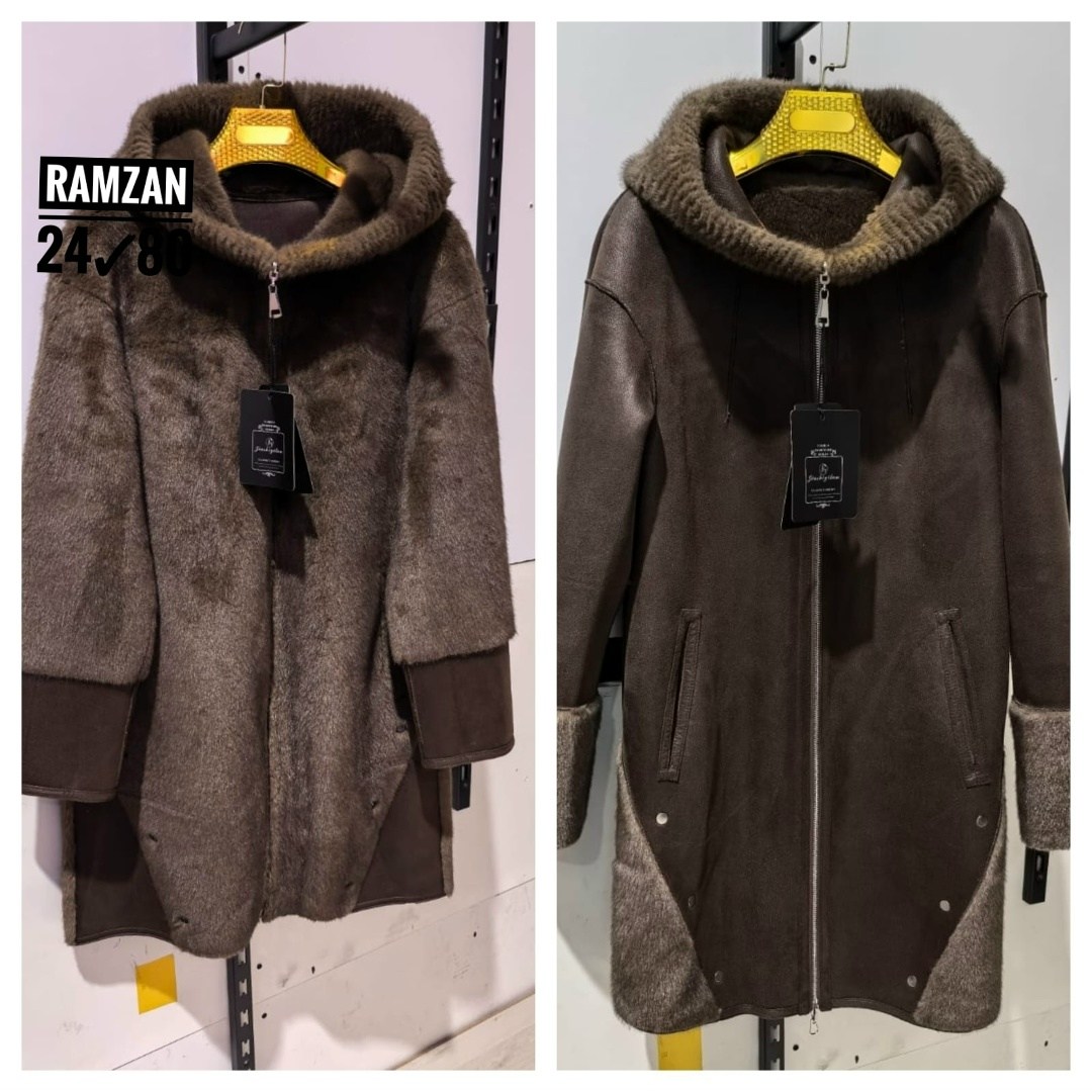 дубленка женская,двухсторонняя дубленка,дубленка искусственная fashion,женская верхняя одежда дубленка,двусторонняя дубленка