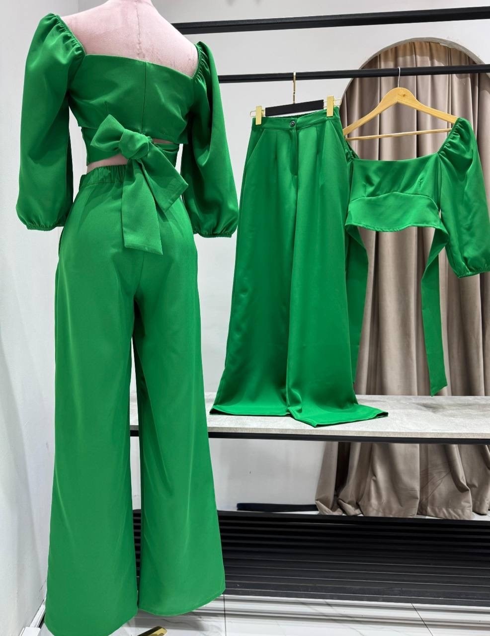 костюм палаццо с брюками и топом женский летний,костюм с брюками,брюки палаццо,летние костюмы,костюм с брюками палаццо