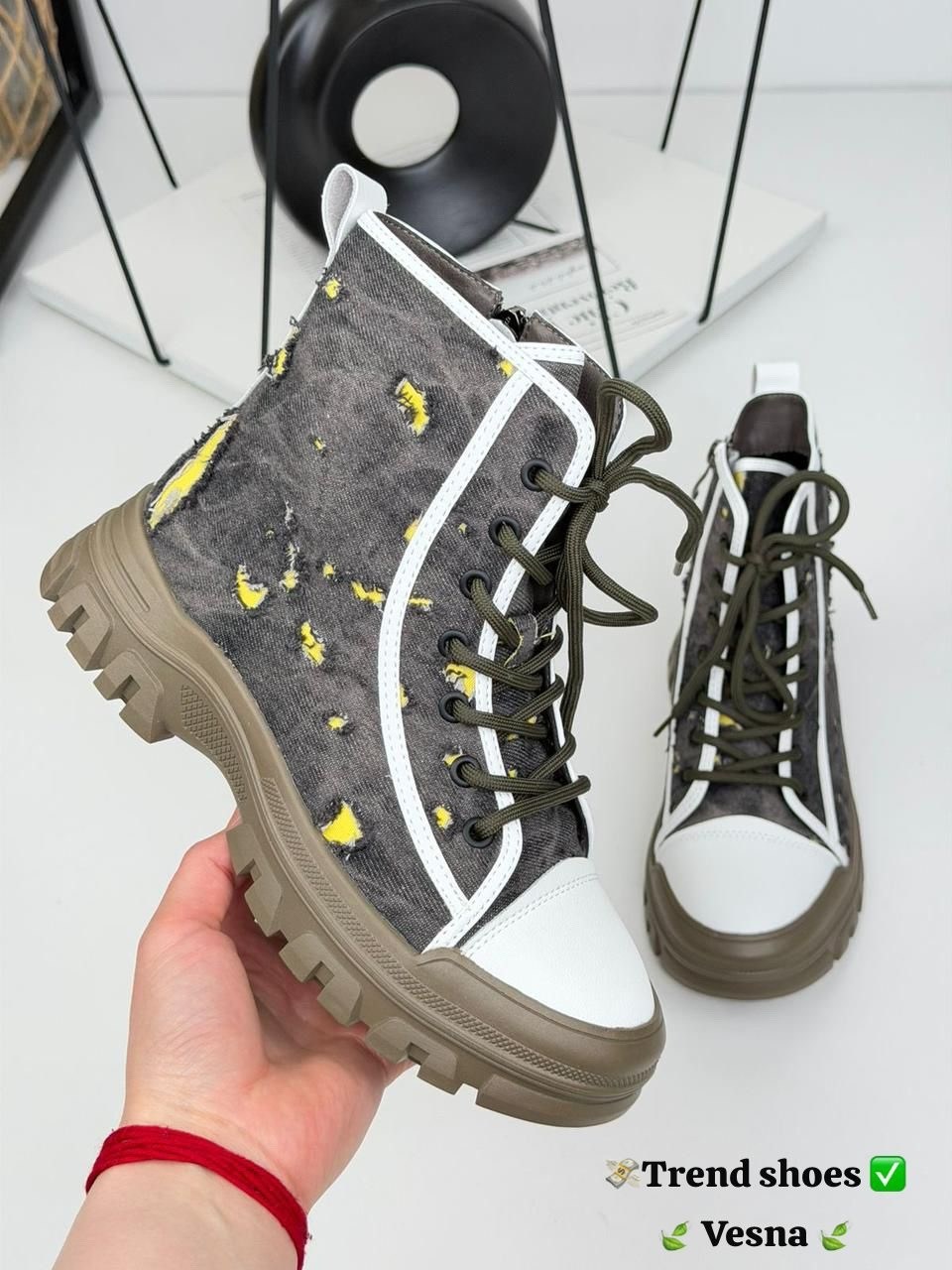 ,джинсовые кроссовки,повседневная ,джинсовые ботинки,женская