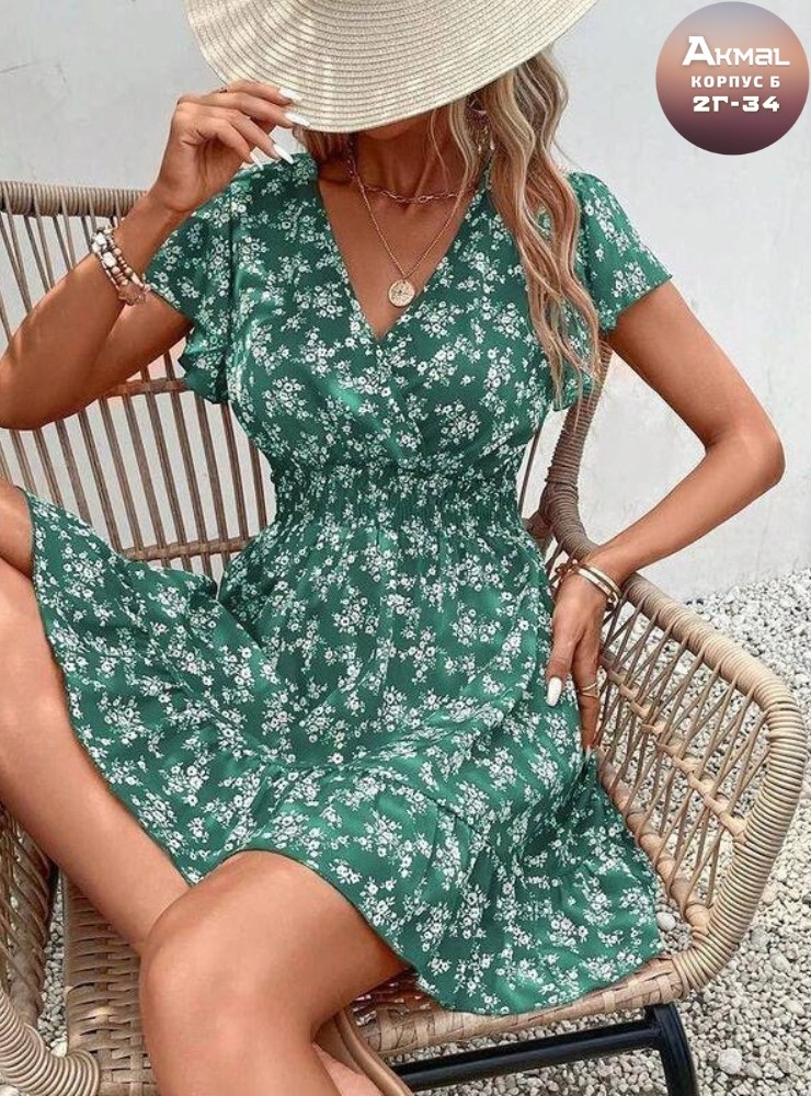 летнее платье зелëное,платье летнее женское,женское платье,платье красотка маркет,летнее платье
