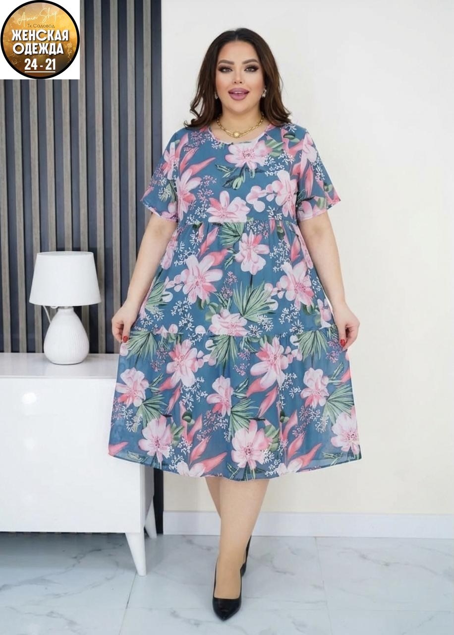 платье,платье лето,платье большие размеры,женское платье больших размеров,шифоновое платье