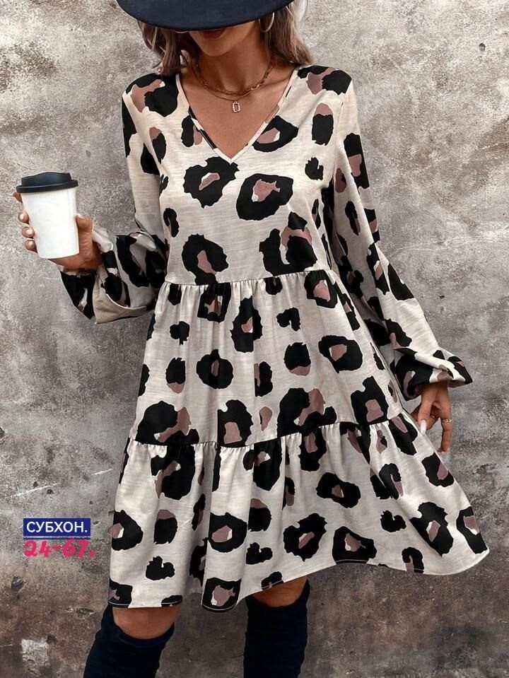 платье с леопардовым принтом,платье женская,платье туника,леопардовые платья,стильное платье