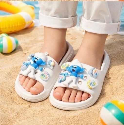 летние тапочки,шлепанцы милые,,шлепки детские,детские шлепанцы