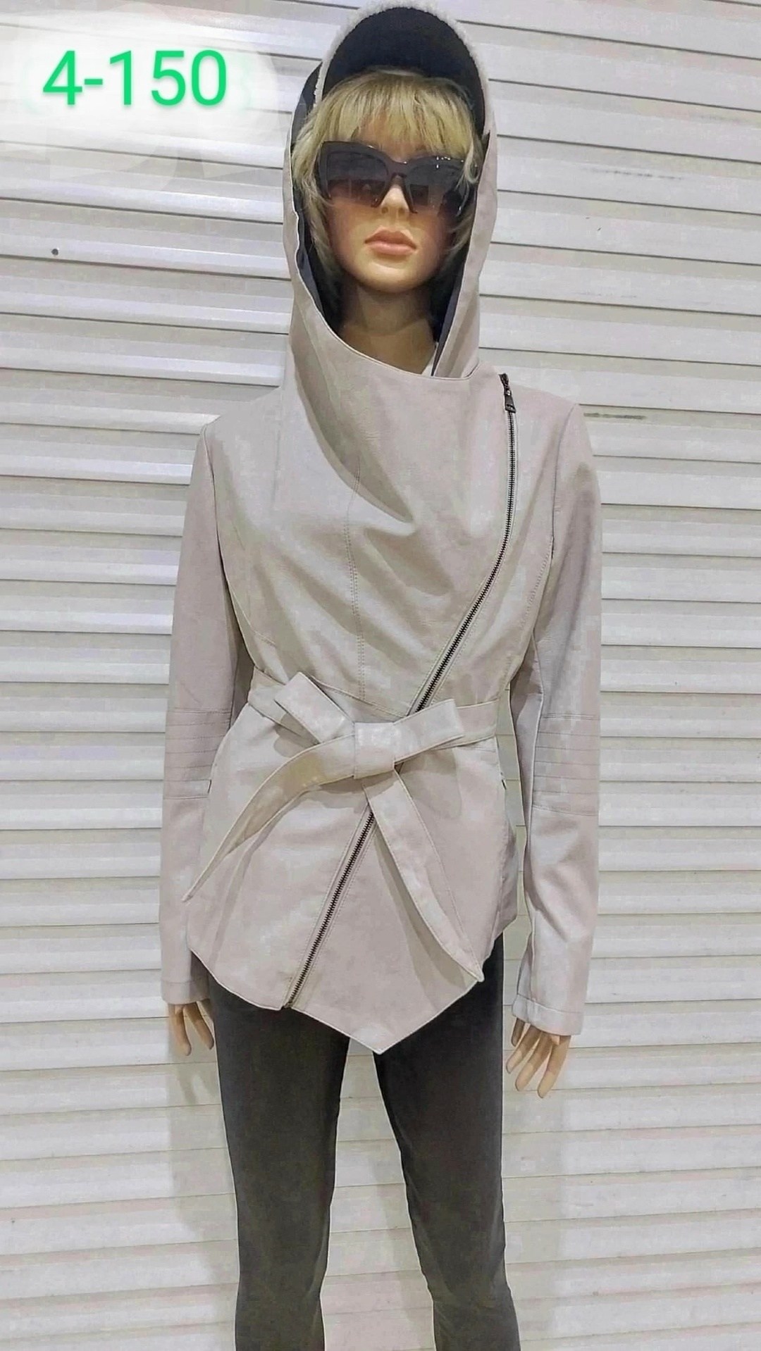 кожаная куртка женская,пальто кожаное с капюшоном d&m модель dc9037,женская кожаная куртка с капюшоном,кожаная куртка с капюшоном,куртки из экокожи