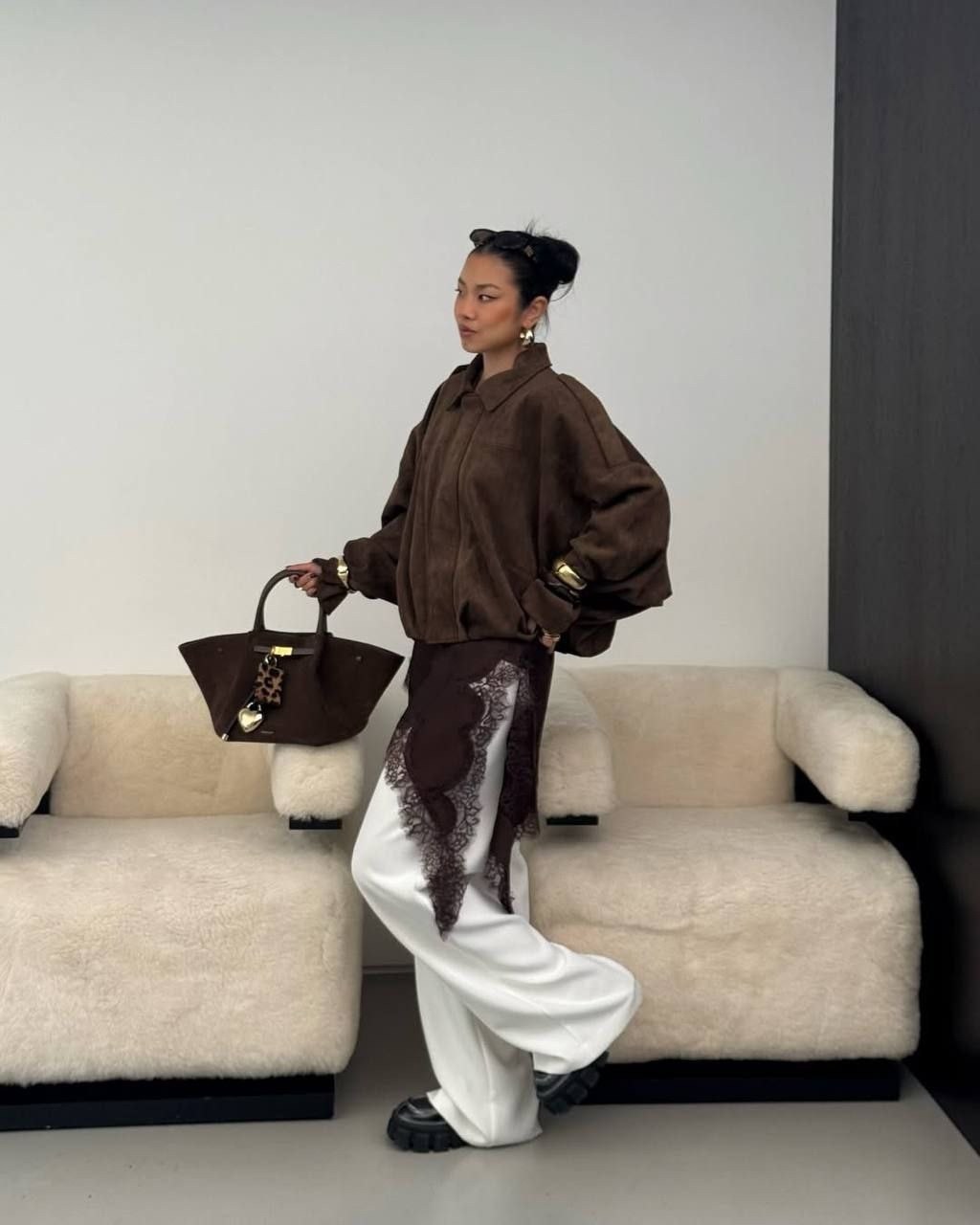 куртка модная,замшевая куртка,модная коричневая короткая шерстяная куртка для женщин,модные стили