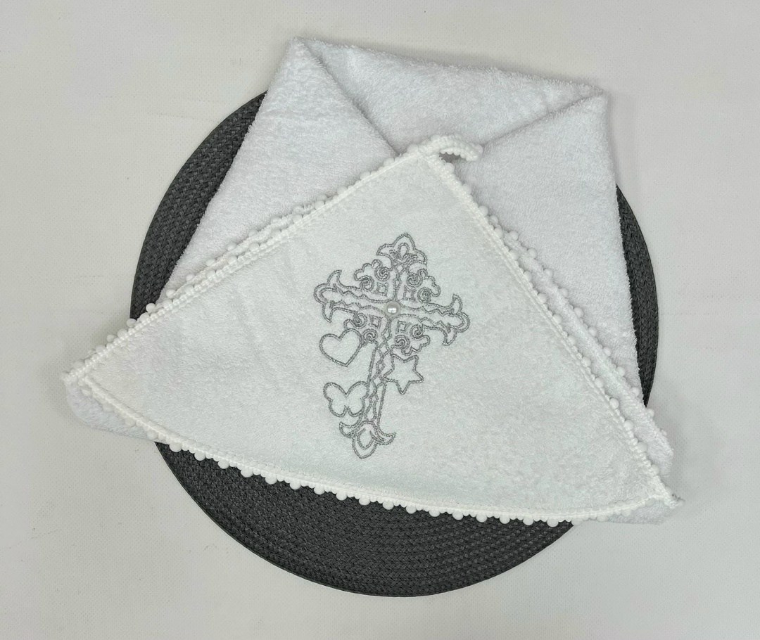 полотенце для крещения,крестильное полотенце,полотенце махровое крестильное,полотенце крестильное хб, х см,полотенце крестильное с вышивкой