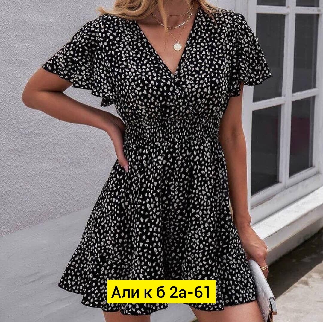 летнее женское платье,платье женское короткое,платье летнее,женское платье,платье женское в горошек