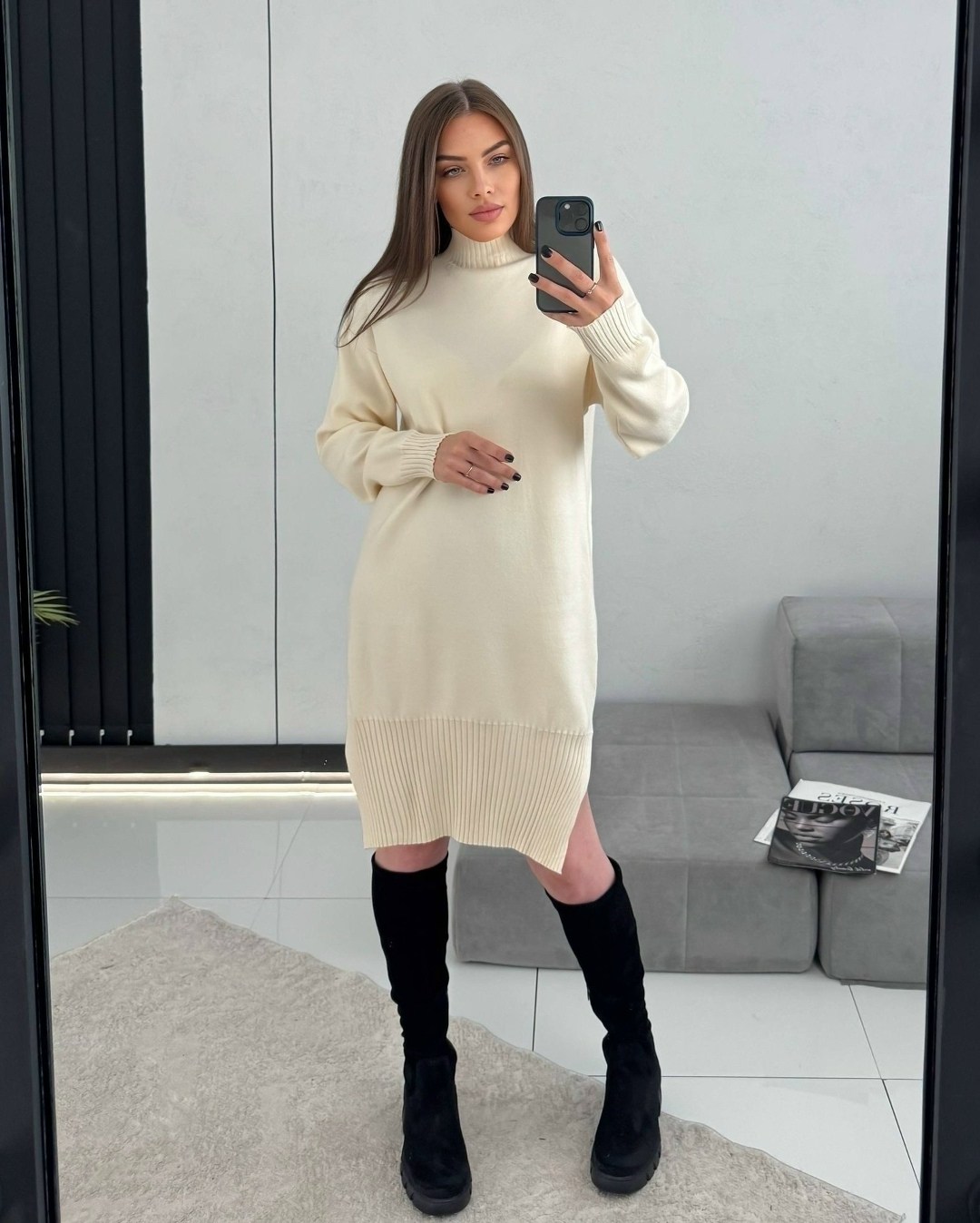 вязаное платье,свитер платье вязаный,платье вязаное женское,платье-свитер оверсайз,вязаное платье с горлом