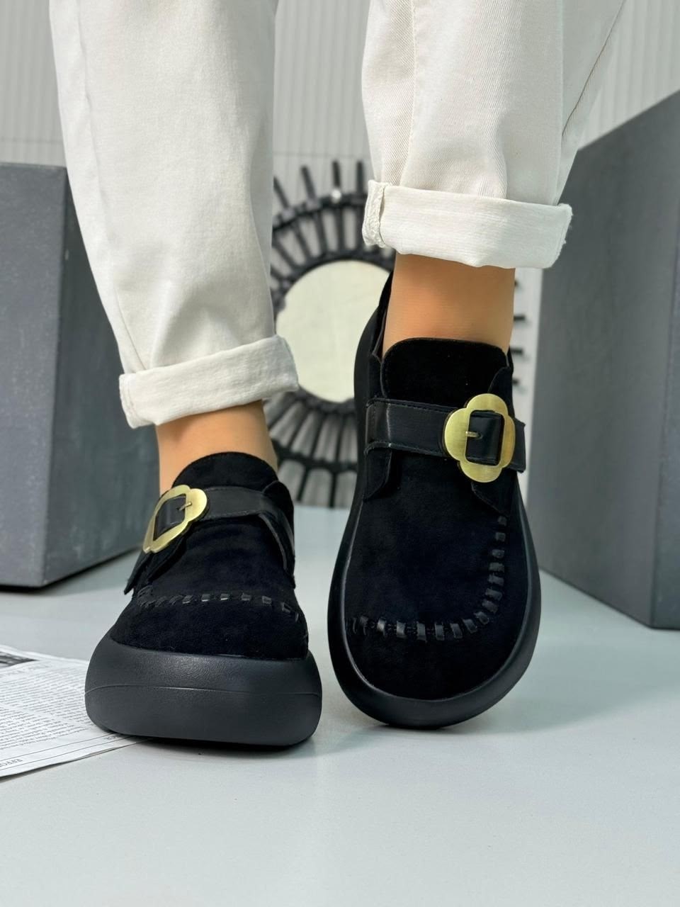 повседневные,туфли на плоской подошве,,женские туфли на плоской подошве, на плоской подошве