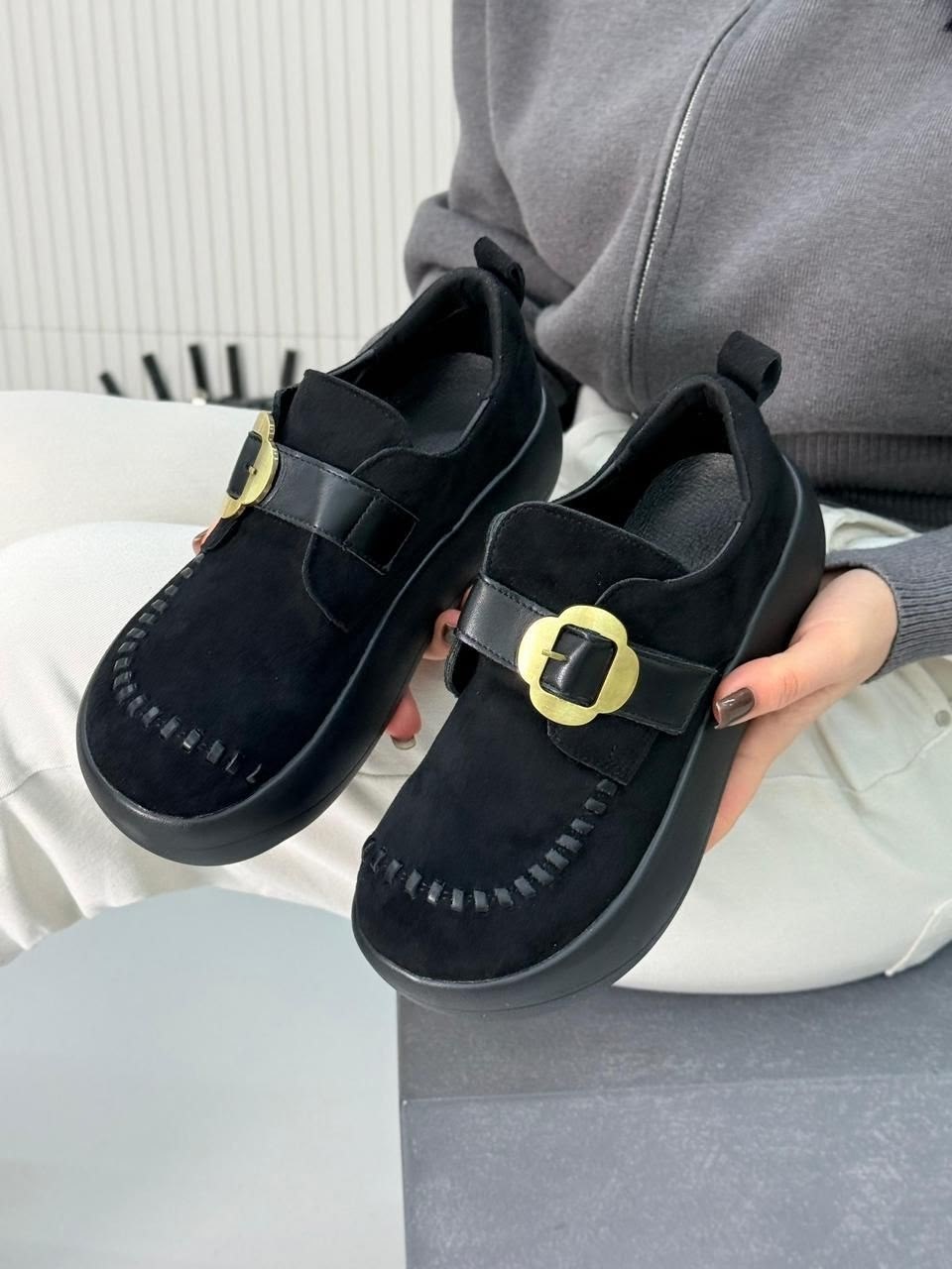 повседневные,туфли на плоской подошве,,женские туфли на плоской подошве, на плоской подошве